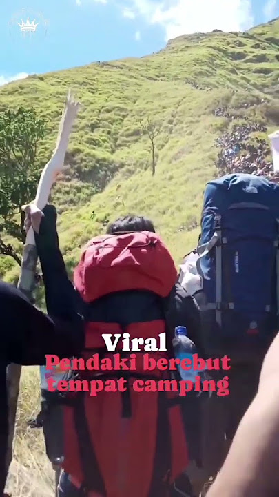 BANYAK NYA PARA PENDAKI #shortsviral #pendakian #naikgunung #lintasalam @godegbms
