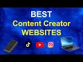 2 BEST Websites all Content Creators Use