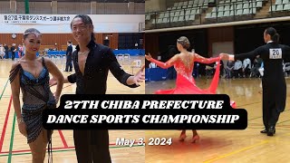 May 3, 2024 27th Chiba Prefecture Dance Sports Championship