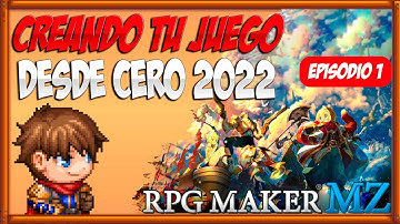 Rpg maker mz "Crea tu juego desde cero"