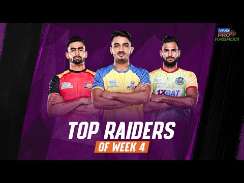 Top Raiders of Week 4 l Narender shines for Tamil Thalaivas l vivo Pro Kabaddi Season 9