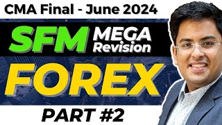 CMA Final - Strategic Financial Management (SFM) | FOREX | Mega Revision 2 | June (2024)