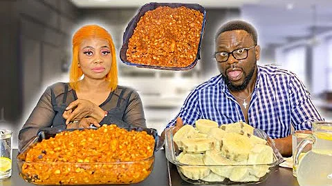 Nigerian Family Youtubers | Nigeria Food Mukbang | BEANS STEW AND YAM MUKBANG #WITHUS