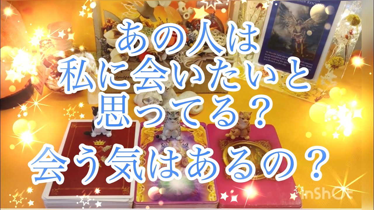 🌟ガチで当たる透視❣️あの人は私に会いたいと思ってる？会う気はあるのか視ます💓【タロット占い】