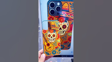 Print Day of the Dead-themed phone cases with Lensun L7 Pro🎉💀#lensun #lensunl7pro #DayOfTheDeadArt