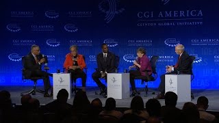 Morning Plenary: Overcoming Poverty: Improving Opportunity - Panel Discussion - CGI America 2016