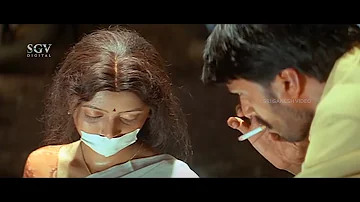 Sudeep Kidnaps Rekha to Express His Love | Super Hit Scene From Huchcha Kannada Movie