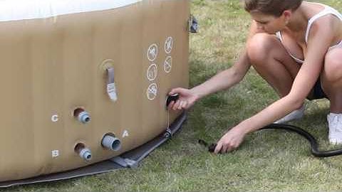 Bestway Lay-Z-Spa™ Palm Springs Spa Setup Video
