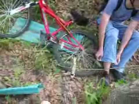 Zach, Cullen, and Tony Riding Bikes