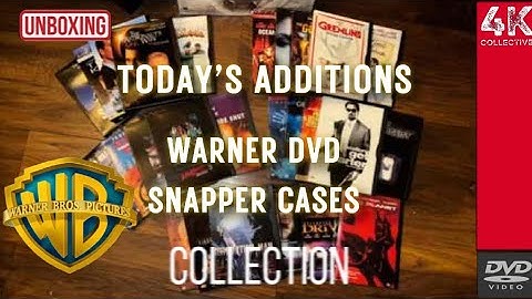 Todays additions to the Warner DVD Snapper case collection blind buy haul with films not seen before