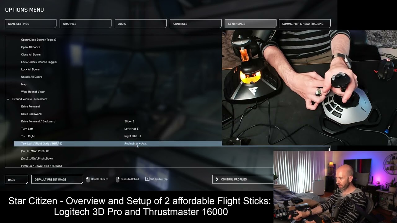 Best two budget flight sticks for star citizen, Logitech Extreme 3D Pro and Thrustmaster 16000