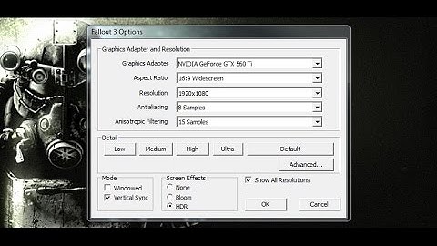Fallout 3 Ultra Settings GTX560Ti