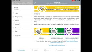 HMS iPad: Canvas Template Navigation