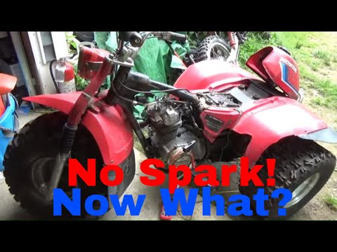 1983 Honda ATC200, No Spark Motor, Diagnosing and Surprise Repair!