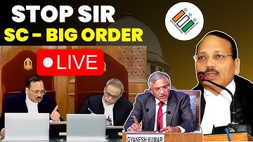 ECI SIR EXERCISE ILLEGAL? SC TO DECIDE ON LEGALITY TODAY #supremecourtofindia #electioncommission