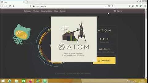 Installing the Atom Editor