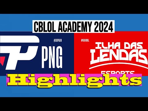 PAIN GAMING VS ILHA DAS LENDAS | CBLOL ACADEMY 2024 | Highlights