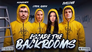 ПЫТАЕМСЯ СБЕЖАТЬ В Escape the Backrooms | EVELONE, LERON_BARON, VODKASKNDR, MORPHILINA