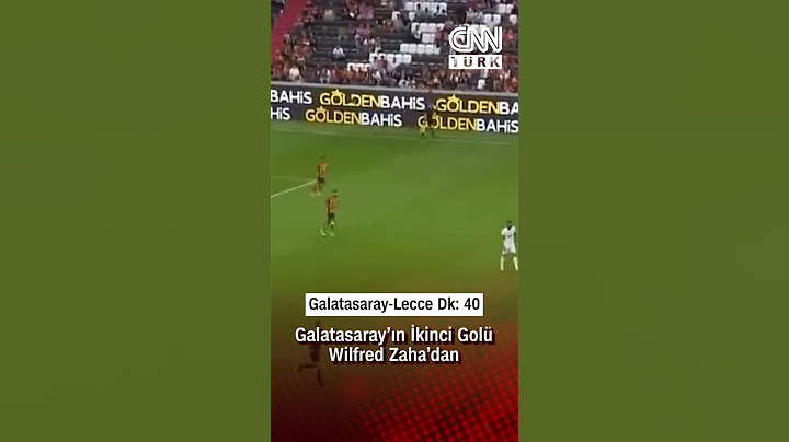 Galatasaray-Lecce Hazırlık Maçı: Dk 40, Wilfred Zaha'dan Muhteşem Gol! #DSmart #Galatasaray #Lecce