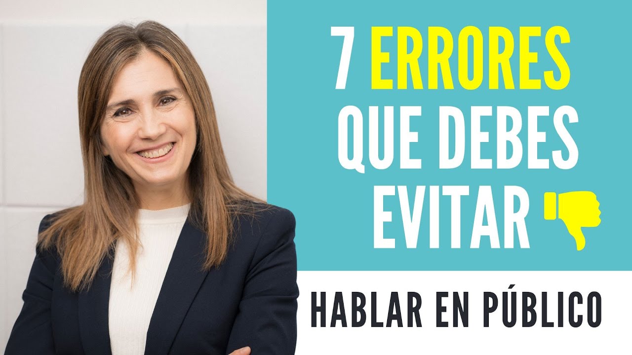 👎 7 ERRORES que cometes al HABLAR en PÚBLICO y no te habías dado cuenta 🗣️