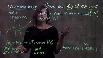 2.8: Intermediate Value Theorem similar to (#5)