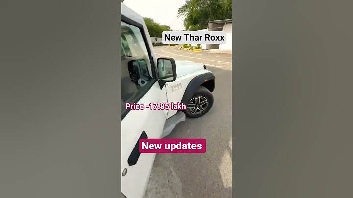 New Thar ROXX🔥 ||New updates 😄|| price 17.85 lakhs💸