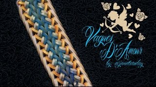 VAGUES D'AMOUR Hook Only bracelet tutorial