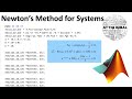 Newton's Method for System of Non-linear Equations