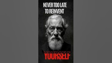 Never too late to reinvent yourself#lifelessons #motivation #motivationalquotes #inspirationalwisdom