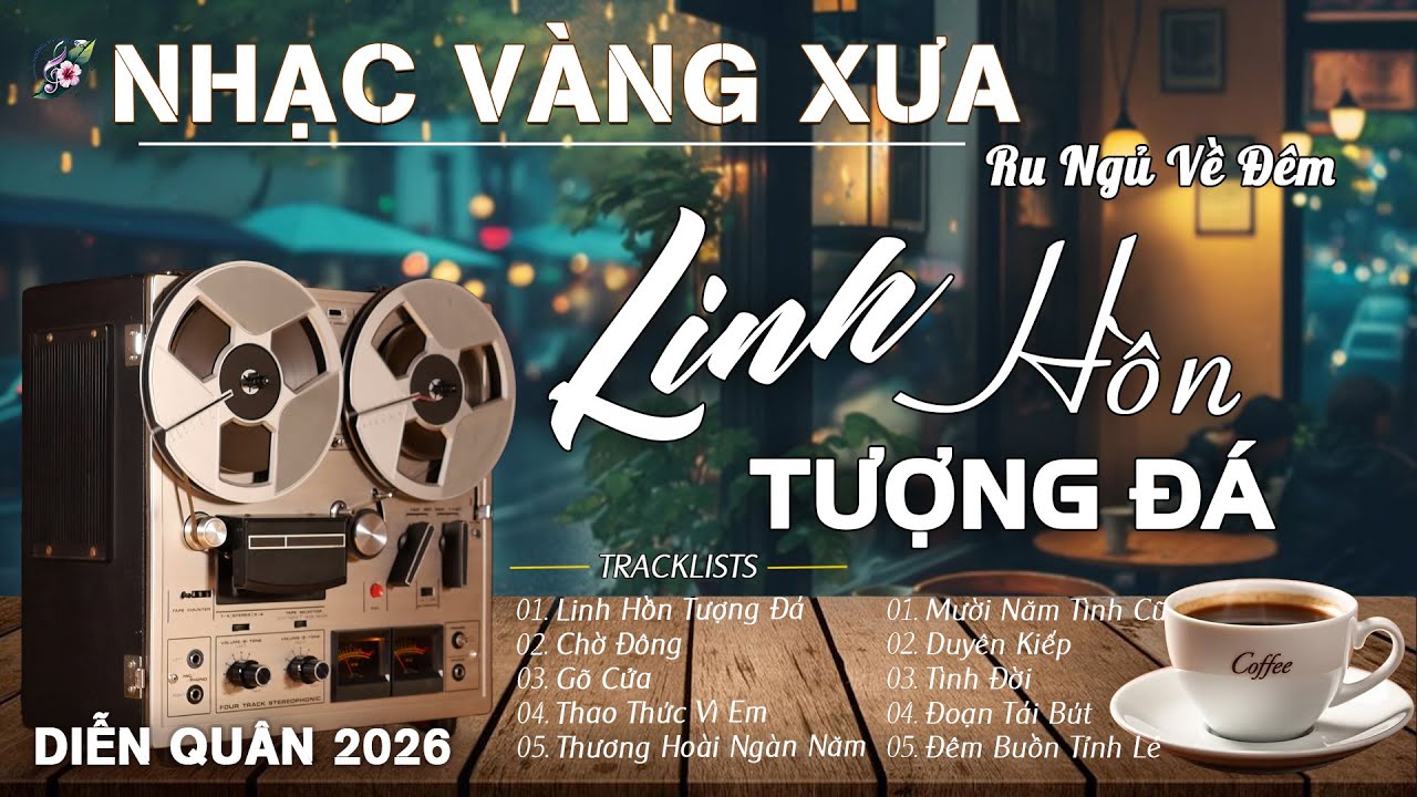 LINH HỒN TƯỢNG ĐÁ - LK Nhạc Vàng Xưa HAY NHẤT HIỆN NAY , BOLERO Chọn Lọc Giọng Ca DIỄN QUÂN CỰC NGỌT