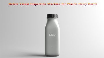 Cutting-edge AI vision inspection machine for defect detection in plastic dairy bottles