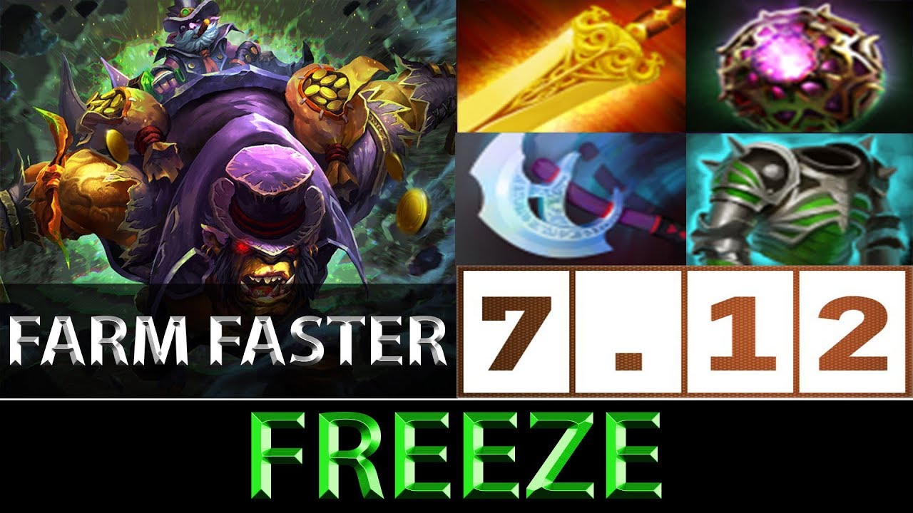 Freeze [Alchemist] Just Farm Faster Man Dota 2 7.12 - YouTube