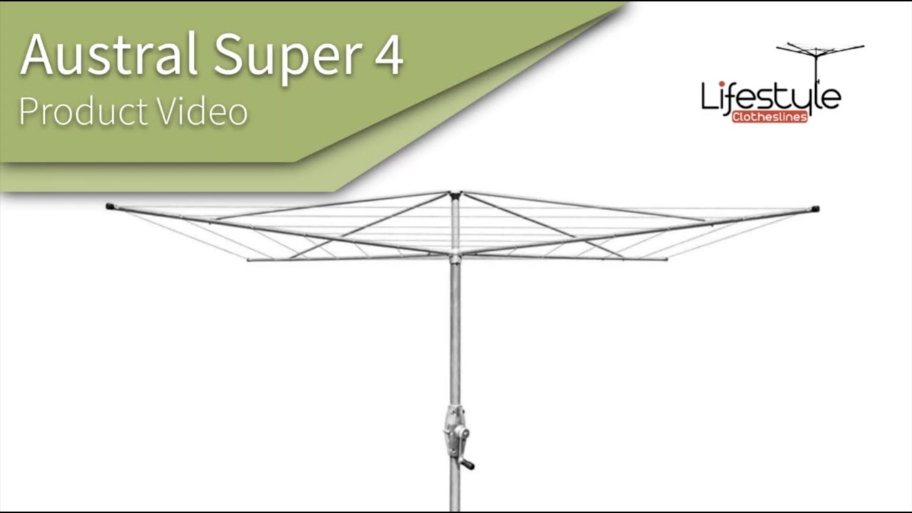 Austral Super 4 Clothes Hoist Product Video