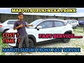 MARUTI FRONX 1ST SERVICE 🔧 WITH ALL DETAILS | क्या क्या हुआ और कितना खर्चा आया