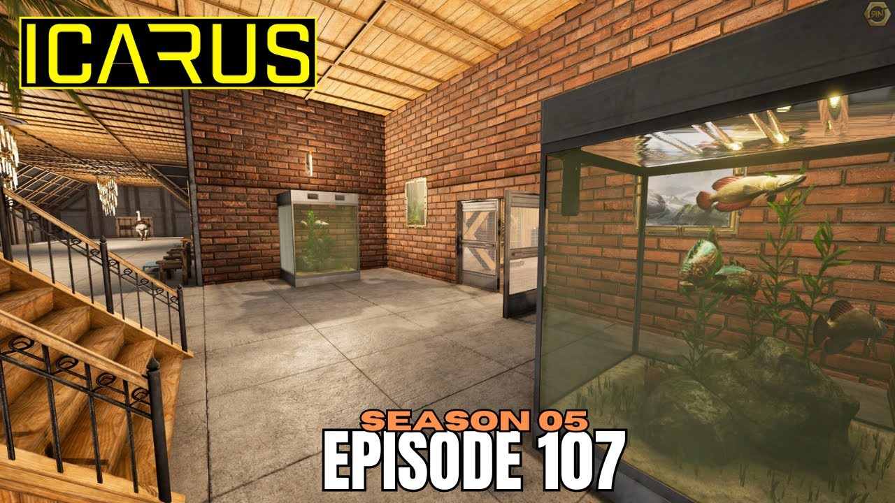 Adding A Few Aquarium's! Icarus Openworld Gameplay [S05E107]