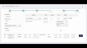 Tutorial- How to Purchase Material - Scale ERP