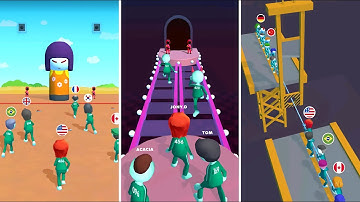 456: Survival game 🦑🐱‍👤🚦 MAX Level Squid Games All Levels Gameplay Android,iOS #6 New Version 1.0.9