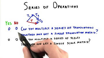 Series of Operations - Interactive 3D Graphics