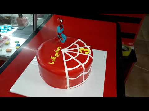 საბავშვო ტორტი \"სპაიდერმენი\