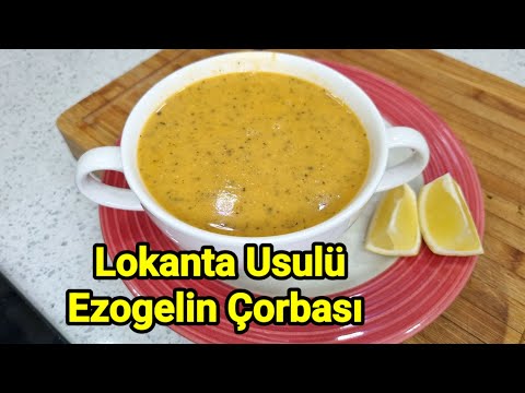 Esnaf Lokantalarında Çok Sevilen EZOGELİN ÇORBASI Tarifini Veriyorum❗️❗️