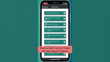How-to shorts: enabling "clear all" and "pause" buttons in  Weave Chat AAC