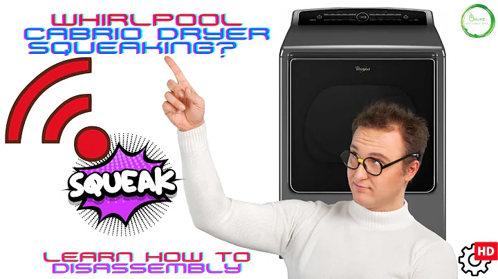 How to Fix Whirlpool Cabrio Dryer Squeaking [Learn how to Disassembly] & More!