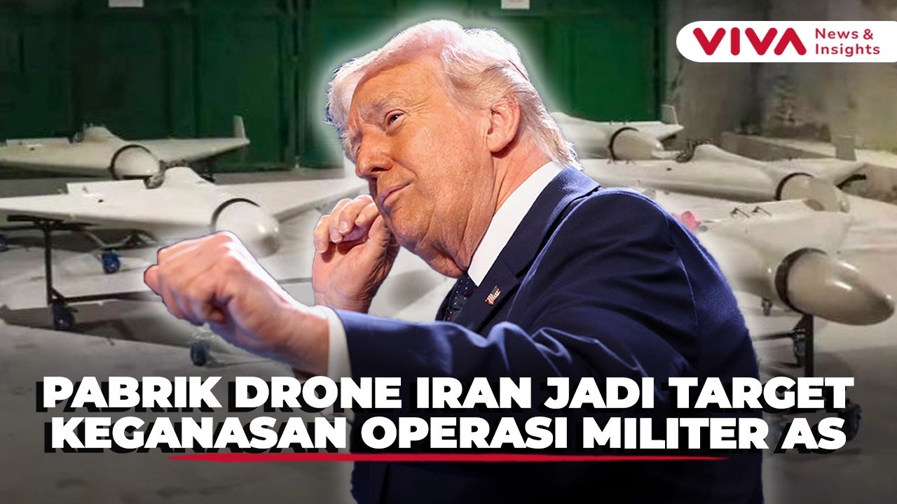 Trump Ungkap Serangan Drone Iran Melemah 83% Usai Operasi AS
