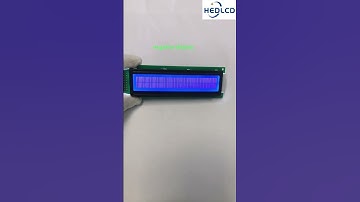 24*2 character dot-matrix LCD module, blue. #electronic #ledscreendisplay
