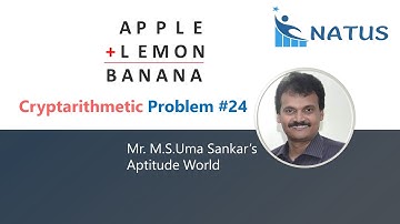 Cryptarithmetic Addition | Problem #24 | APPLE+LEMON=BANANA