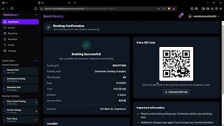 Smart Parking System Demo | Real-time Occupancy & Seamless Booking screenshot 3