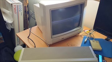 Atari STE faulty screen on 1084S D1 via cable.