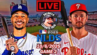 Los Angeles Dodgers vs Philadelphia Phillies ⚾ MLB Baseball 🟢 MLB Play By Play LIVE STREAM in 3D.
