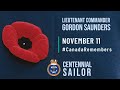 Lieutenant Commander Gordon Saunders Second World War Royal Canadian Navy Veteran Interview