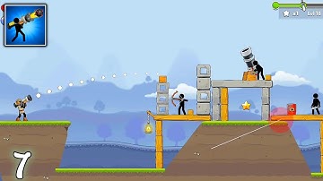 Boom Stick Gameplay 7, Android Games Walkthrough ios Simulato‪r Trailer